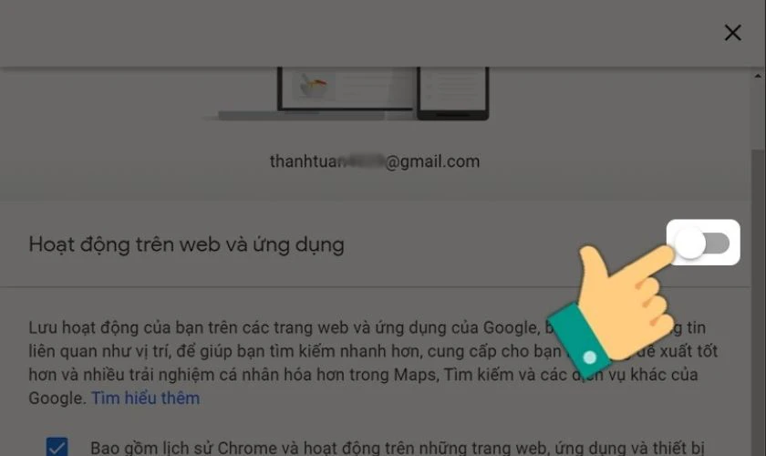 Hướng dẫn x&oacute;a lịch sử t&igrave;m kiếm tr&ecirc;n Google Maps