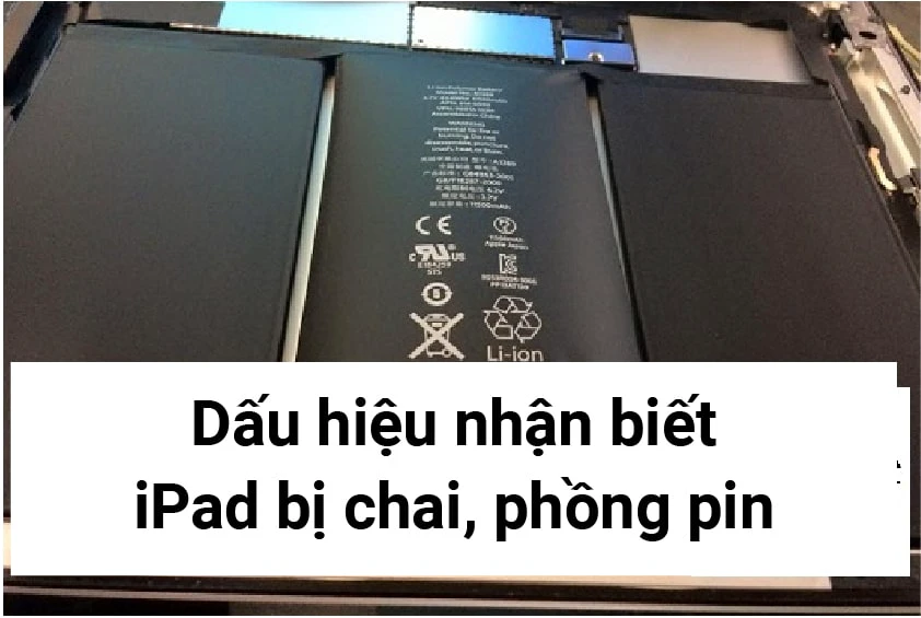 iPad c&oacute; bị chai pin kh&ocirc;ng, nguy&ecirc;n nh&acirc;n v&agrave; dấu hiệu nhận biết