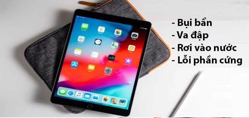 Nguy&ecirc;n nh&acirc;n ch&iacute;nh l&agrave;m iPad hỏng loa trong, mất &acirc;m thanh