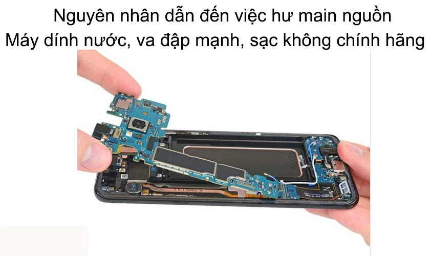 Nguy&ecirc;n nh&acirc;n khiến điện thoại hỏng IC nguồn Samsung