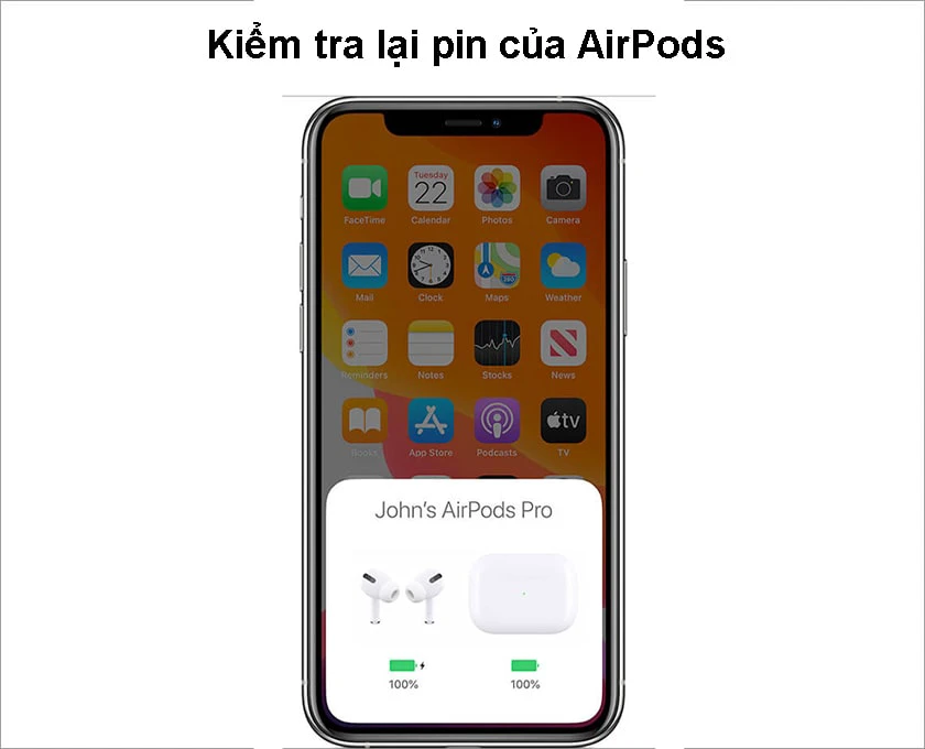 c&aacute;ch sửa lỗi AirPods tự ngắt kết nối