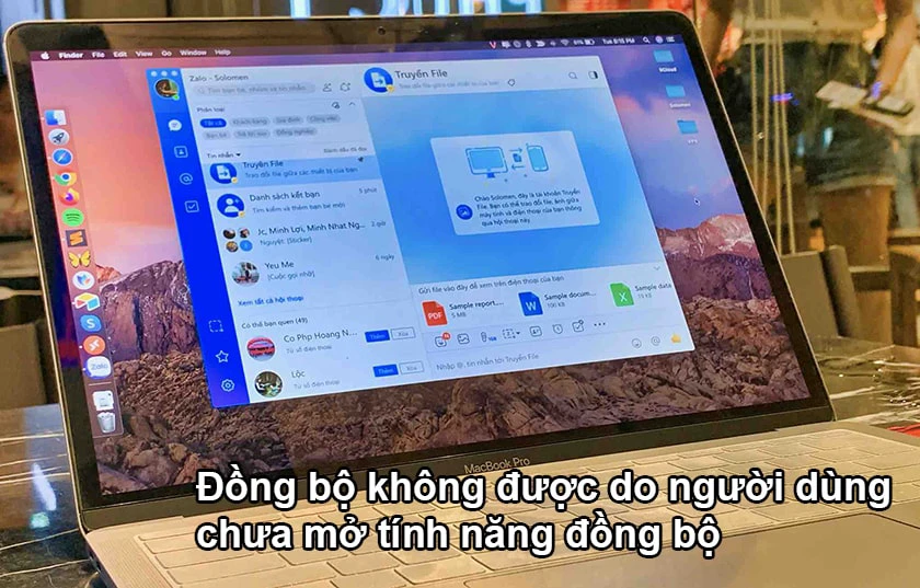Tại sao zalo kh&ocirc;ng đồng bộ tin nhắn?