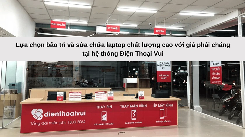 Lựa chọn trung t&acirc;m sửa chữa laptop uy tín