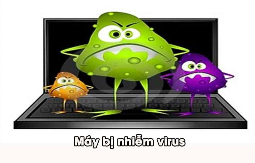 M&aacute;y bị nhiễm virus