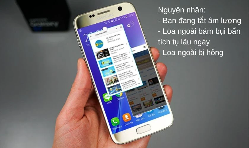Tại sao loa ngo&agrave;i điện thoại Samsung kh&ocirc;ng nghe được?