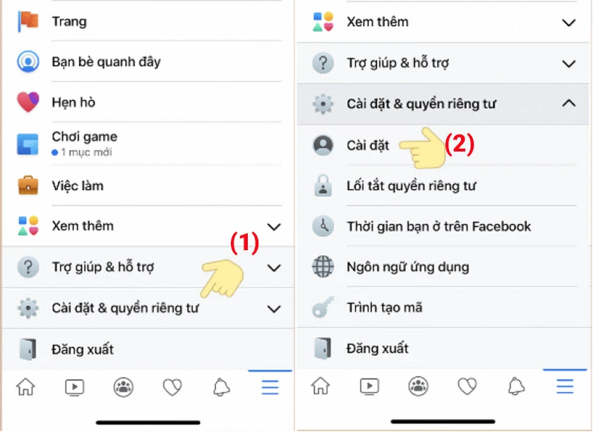 Facebook kh&ocirc;ng hiển thị đầy đủ tr&ecirc;n iPhone