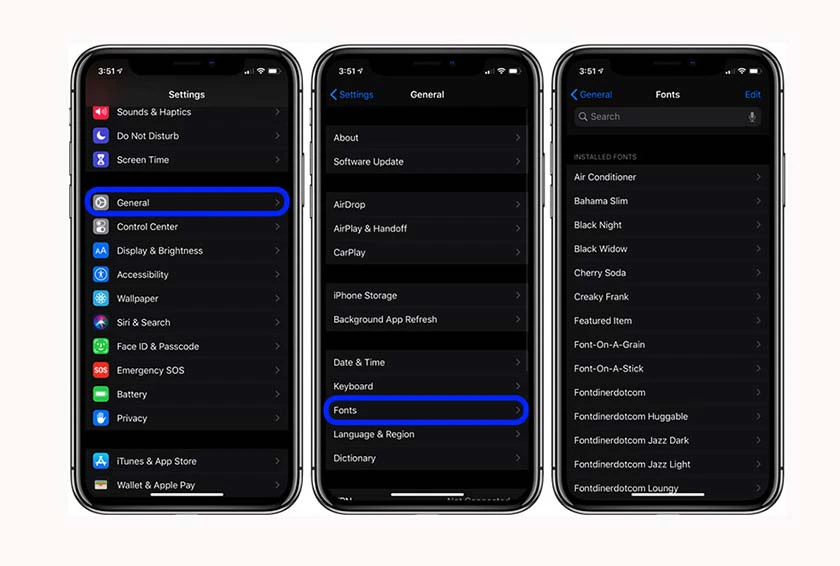 lỗi font chữ facebook trên điện thoại iPhone