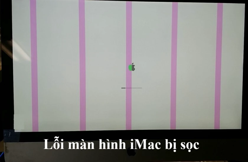 M&agrave;n h&igrave;nh iMac bị sọc