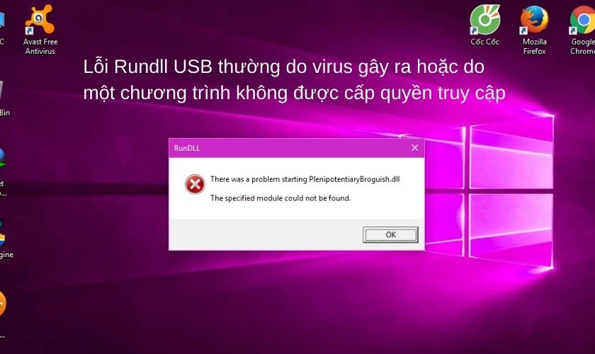 Lỗi Rundll USB l&agrave; g&igrave;? Nguy&ecirc;n nh&acirc;n g&acirc;y lỗi Rundll USB