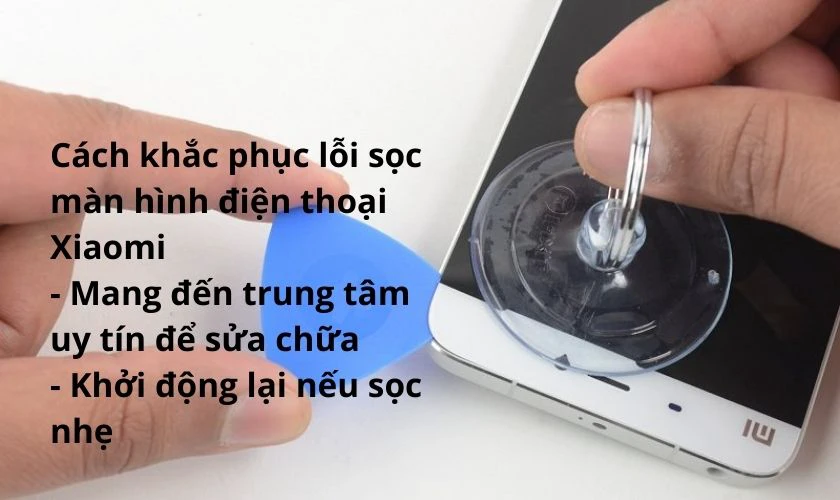 Cách khắc phục lỗi sọc màn hình điện thoại Xiaomi