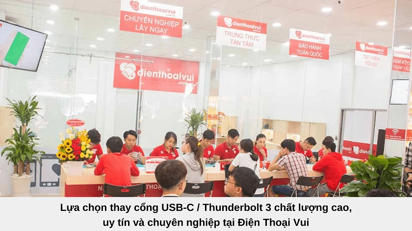 Sửa chữa, thay c&ocirc;̉ng USB MacBook tại các h&ecirc;̣ th&ocirc;́ng sửa MacBook uy tín