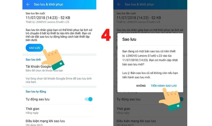 Sửa lỗi Zalo kh&ocirc;ng c&oacute; mục kh&ocirc;i phục tin nhắn ở phi&ecirc;n bản mới