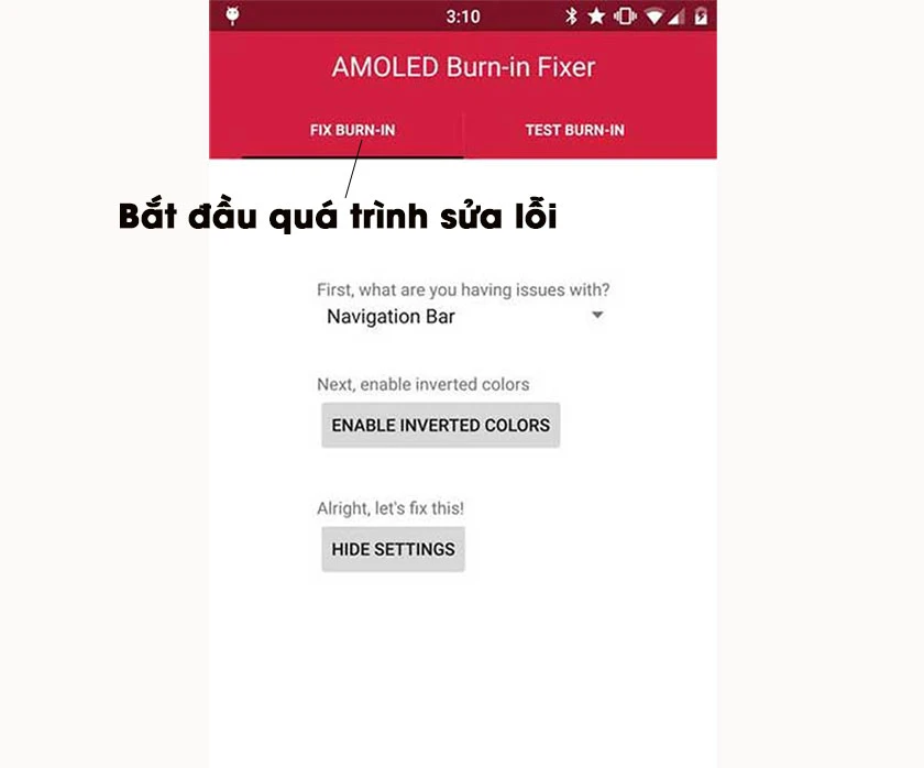 khắc phục lỗi Màn hình Xiaomi bị bóng mờ, nhấp nháy