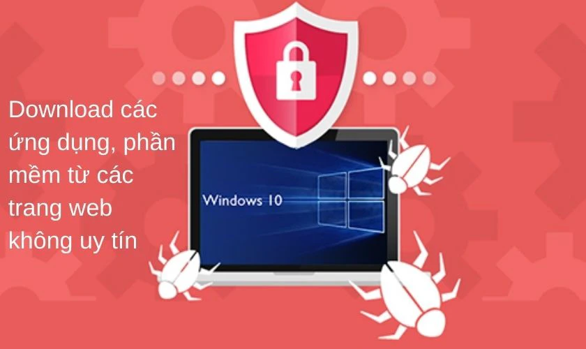 Download c&aacute;c ứng dụng, phần mềm từ c&aacute;c trang web kh&ocirc;ng uy t&iacute;n