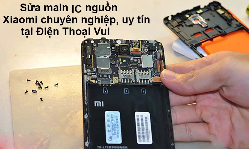 giá thay IC nguồn điện thoại Xiaomi