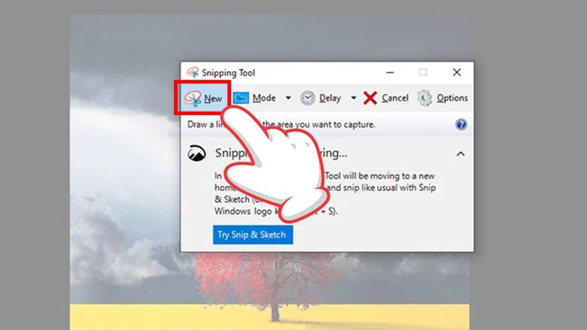 C&aacute;ch sử dụng snipping tool
