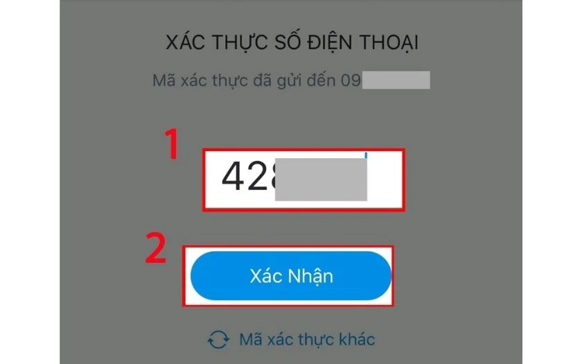 Đăng k&yacute; bằng c&aacute;ch li&ecirc;n kết Zalo Pay