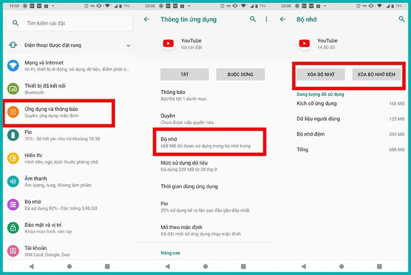 khắc phục t&igrave;nh trạng Youtube bị lỗi kh&ocirc;ng hiển thị