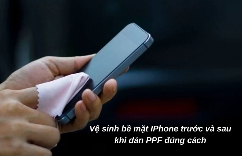 C&aacute;c lưu &yacute; khi d&aacute;n cho điện thoại iPhone