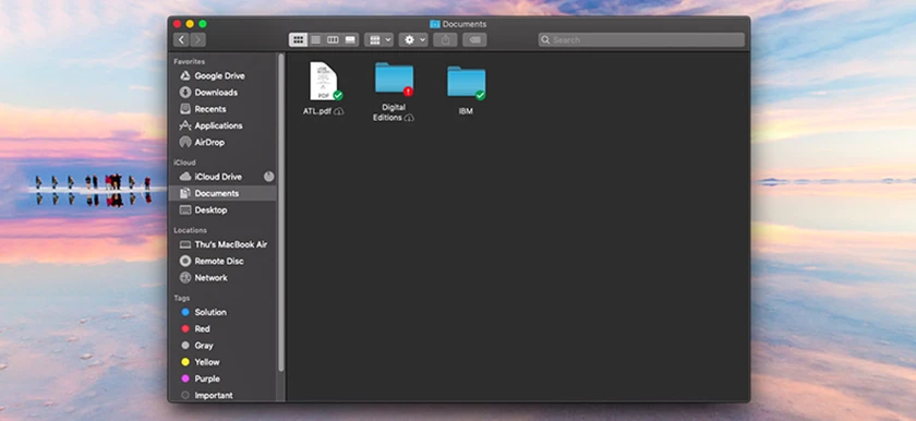 Kiểm tra các file đã đồng bộ Google Drive với PC hay chưa?