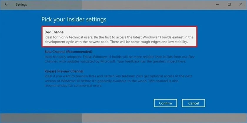 Hướng dẫn cách cập nhật Windows 11 Insider Preview từ Microsoft