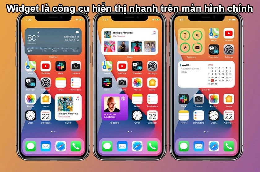 Widget iOS 14 trên iPhone là gì?