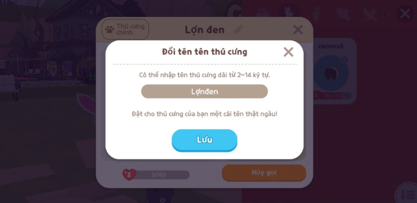 Hướng dẫn c&aacute;ch đổi t&ecirc;n pet trong Play Together dễ d&agrave;ng