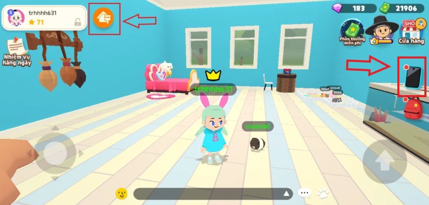 C&aacute;ch để trang tr&iacute; nh&agrave; trong Play Together