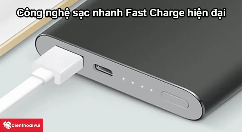 C&ocirc;ng nghệ sạc nhanh được t&iacute;ch hợp tr&ecirc;n sạc Xiaomi