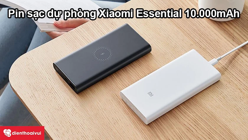 Pin sạc dự ph&ograve;ng Xiaomi Essential 10.000mAh