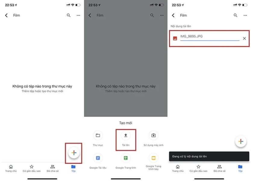 Sử dụng Google Driver