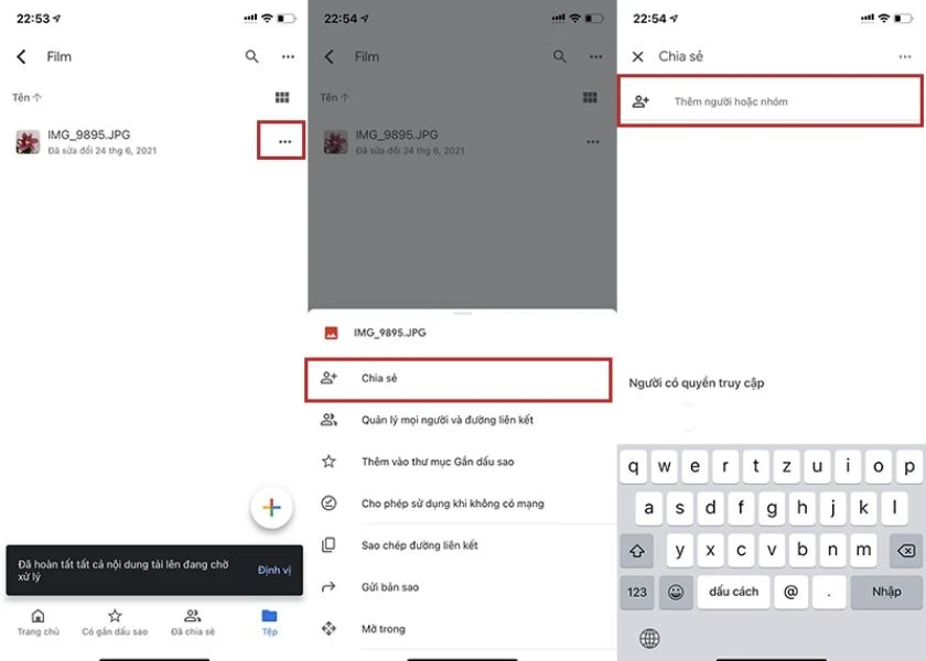 Sử dụng Google Driver