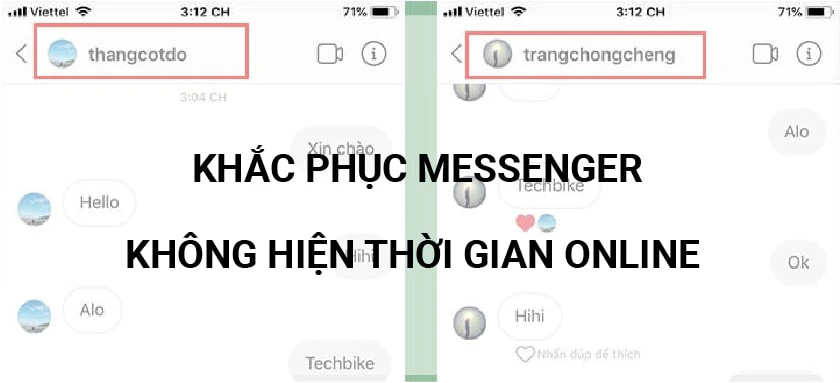 C&aacute;ch khắc phục Messenger kh&ocirc;ng hiện online mấy ph&uacute;t trước