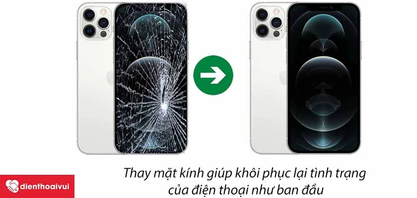 Khi n&agrave;o cần thay k&iacute;nh iPhone 13 Pro