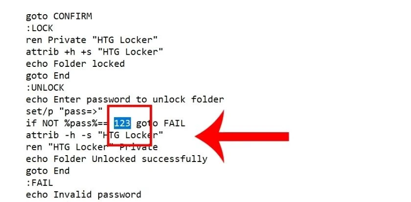 t&igrave;m v&agrave; thay thế d&ograve;ng lệnh PASSWORD_GOES_HERE