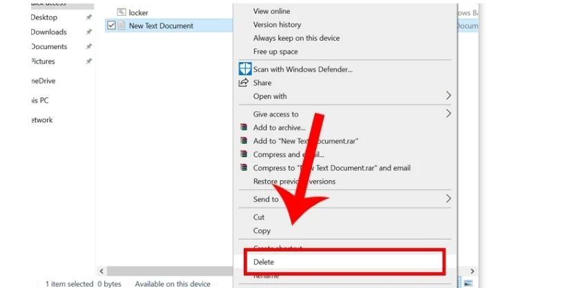 x&oacute;a file New Text Document