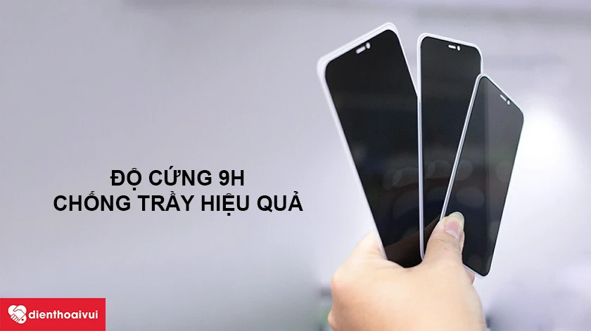 D&aacute;n cường lực iPhone 13 mini Kingkong (chống nh&igrave;n trộm)