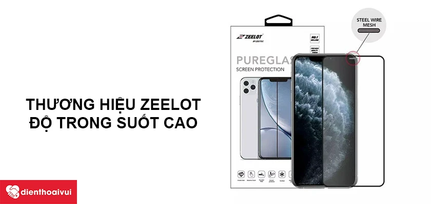 Dán cường lực iPhone 13 mini Zeelot