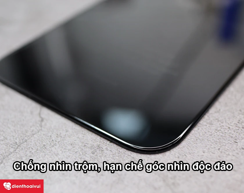D&aacute;n cường lực iPhone 13 Pro Kingkong chống nh&igrave;n trộm