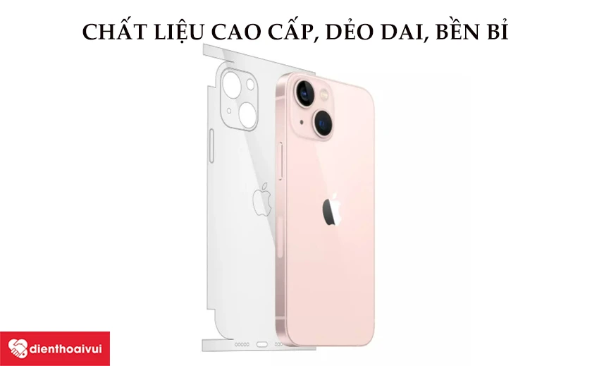 Miếng d&aacute;n PPF iPhone 13 full nh&aacute;m mặt sau