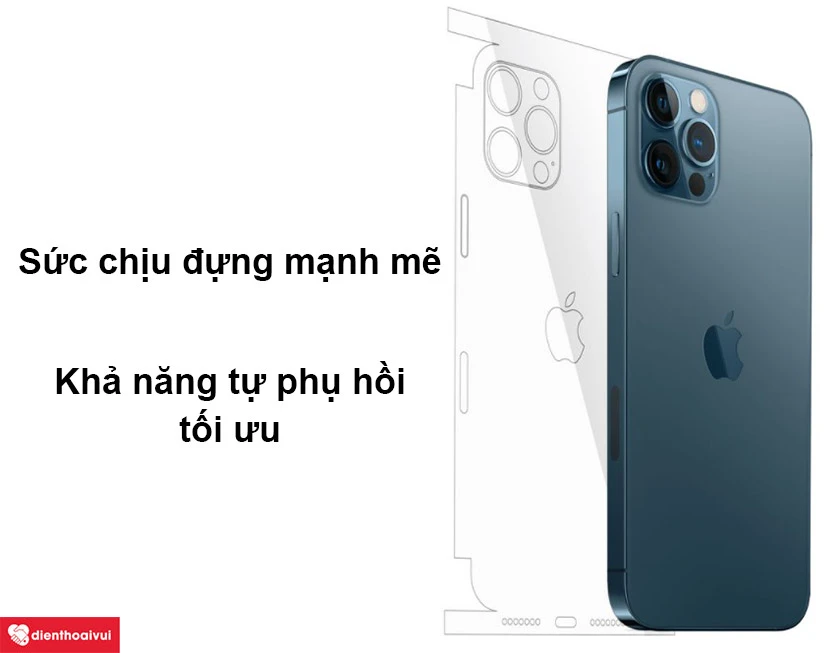 Dán PPF iPhone 13 Pro full trong mặt sau
