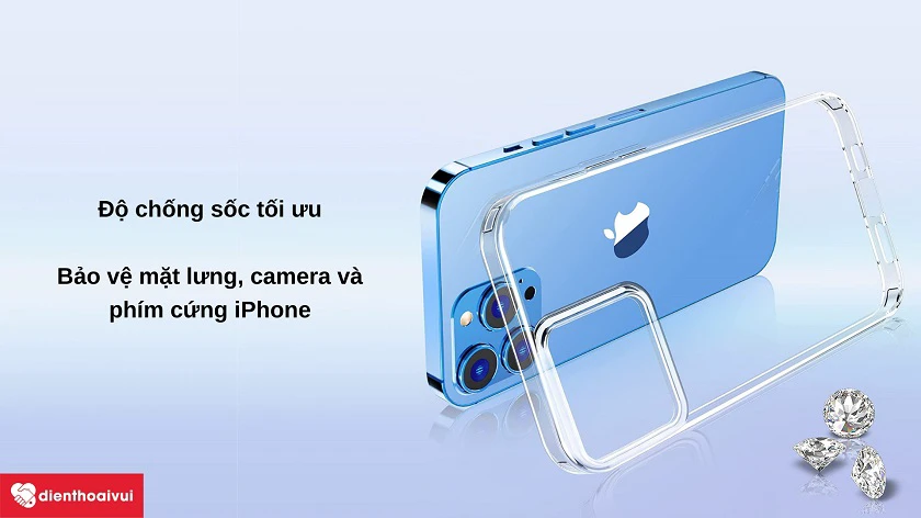 Đ&ocirc;̣ ch&ocirc;́ng s&ocirc;́c t&ocirc;́i ưu, bảo v&ecirc;̣ nhi&ecirc;̀u vị trí iPhone