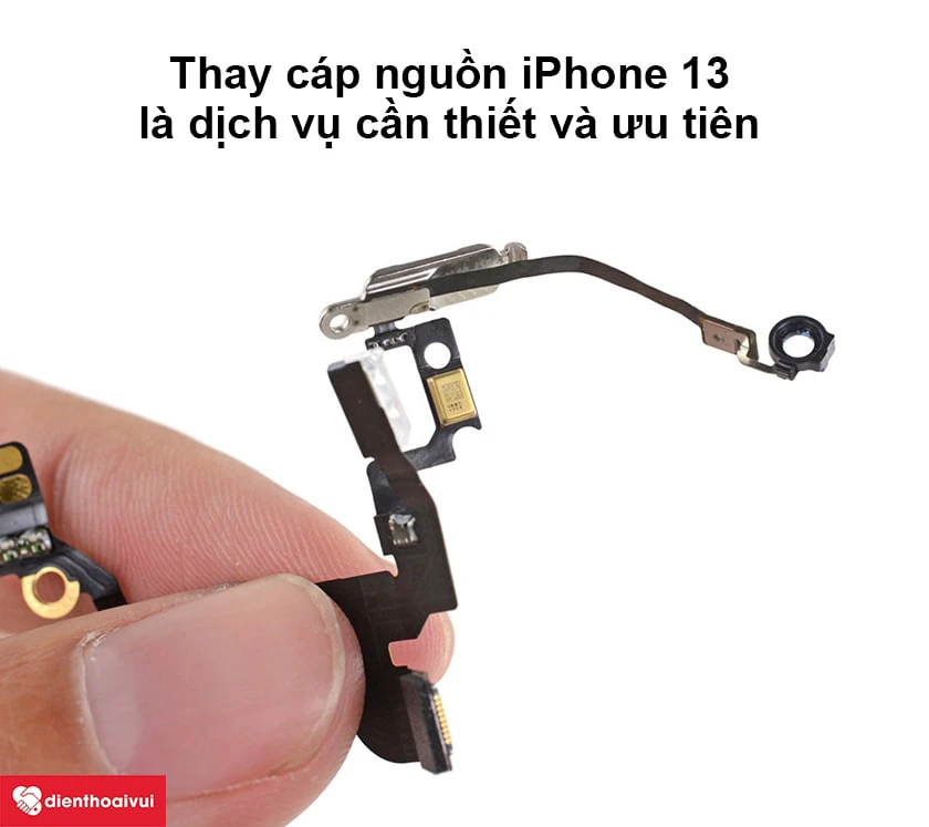 Thay c&aacute;p nguồn iPhone 13