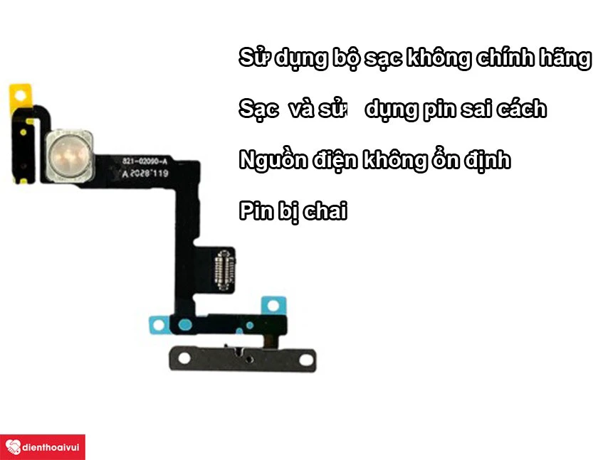 thay c&aacute;p nguồn iPhone 13 Pro