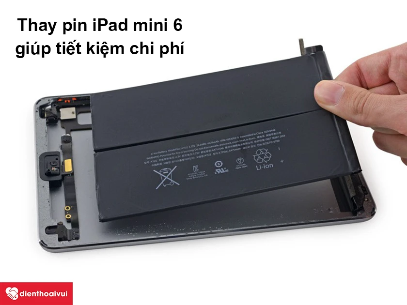 Thay pin iPad Mini 6
