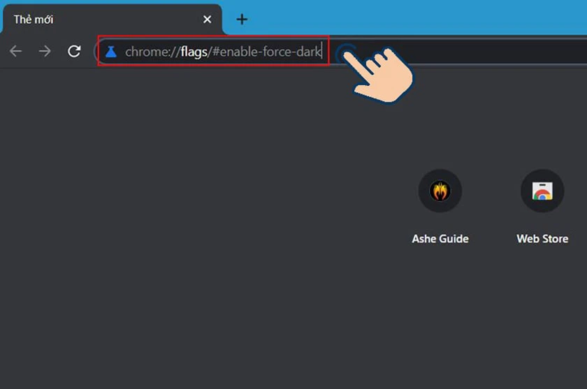 v&agrave;o mục Force Dark Mode for Web Contents v&agrave; nhấn c&ocirc;ng tắc để chuyển sang chế độ &ldquo;Enabled&ldquo;.