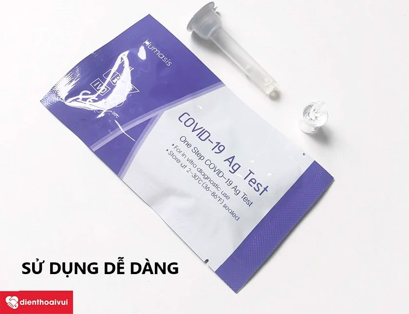 Sử dụng dễ dàng và chính xác - kit test nhanh hàn quốc