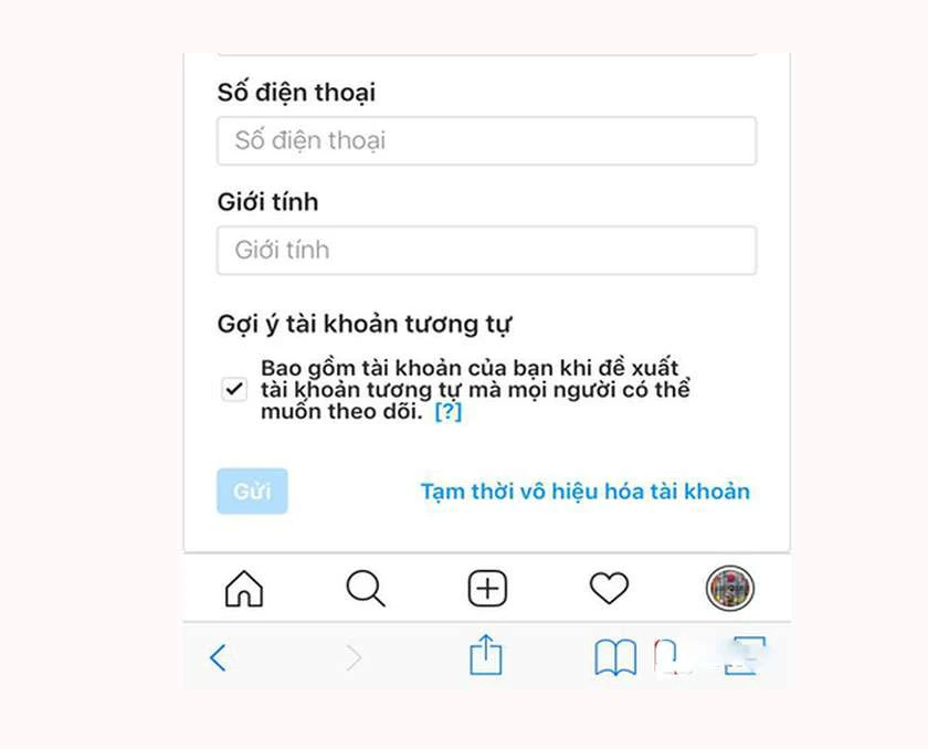 Cách khóa Instagram trên điện thoại