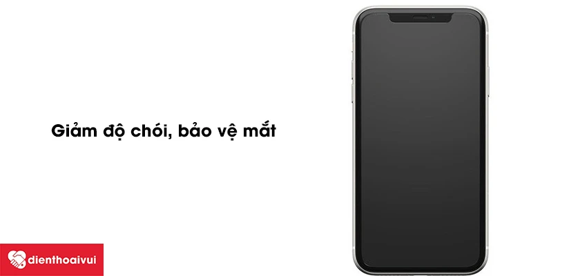 D&aacute;n cường lực iPhone 11 (Pro/Pro Max): Giảm độ ch&oacute;i