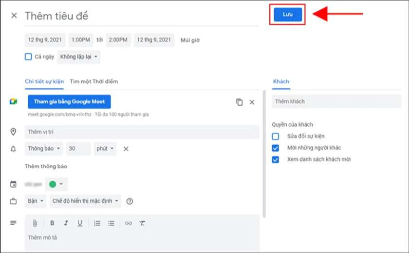 Nhập địa chỉ email của c&aacute;c th&agrave;nh vi&ecirc;n tham gia